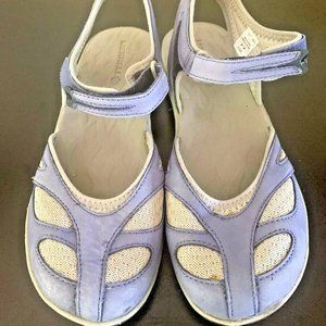 Merrell Blue and Cream Mesh Sport Sandals